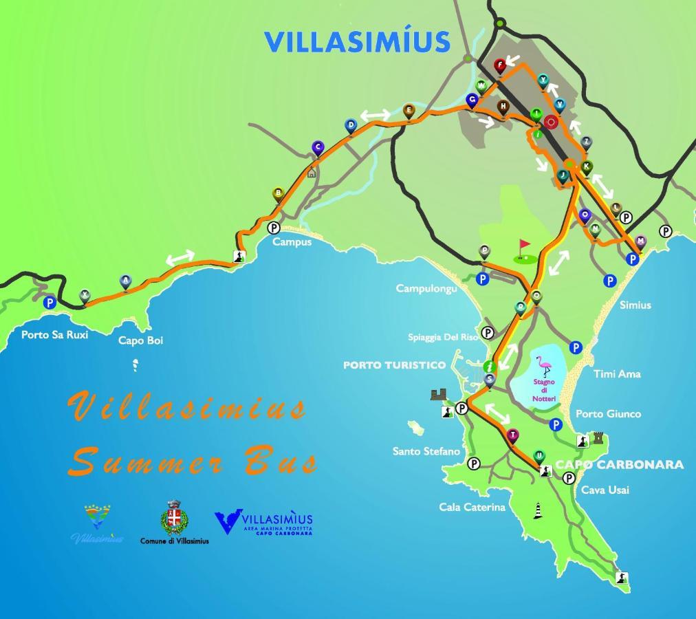 Villa Kosmos - Piscina E Giardino - Villasimius Bagian luar foto